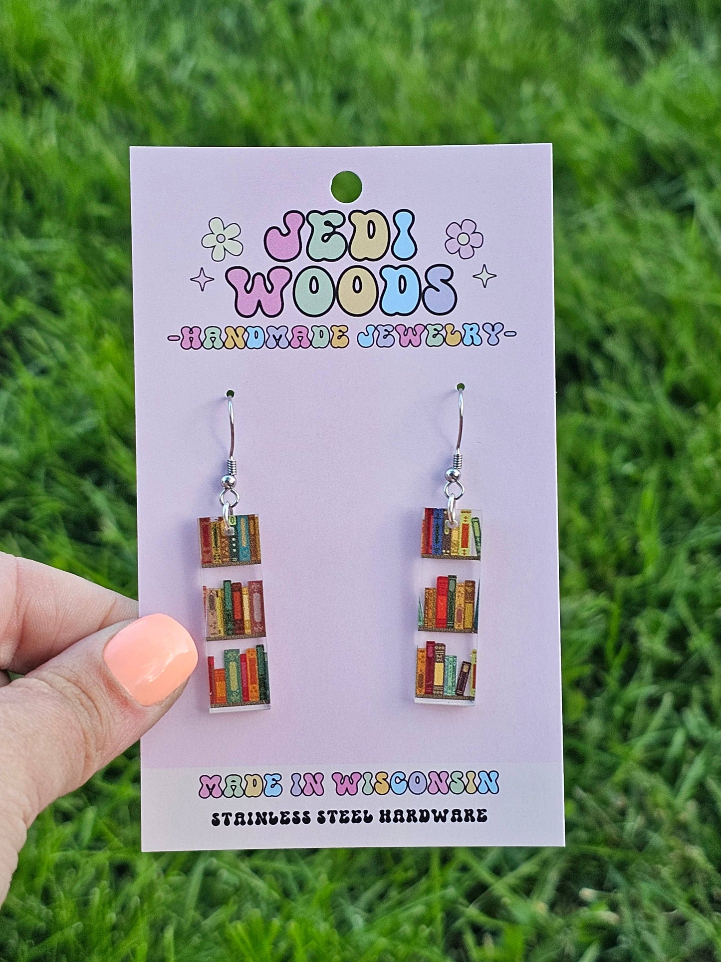 Bookish Earring Dangles